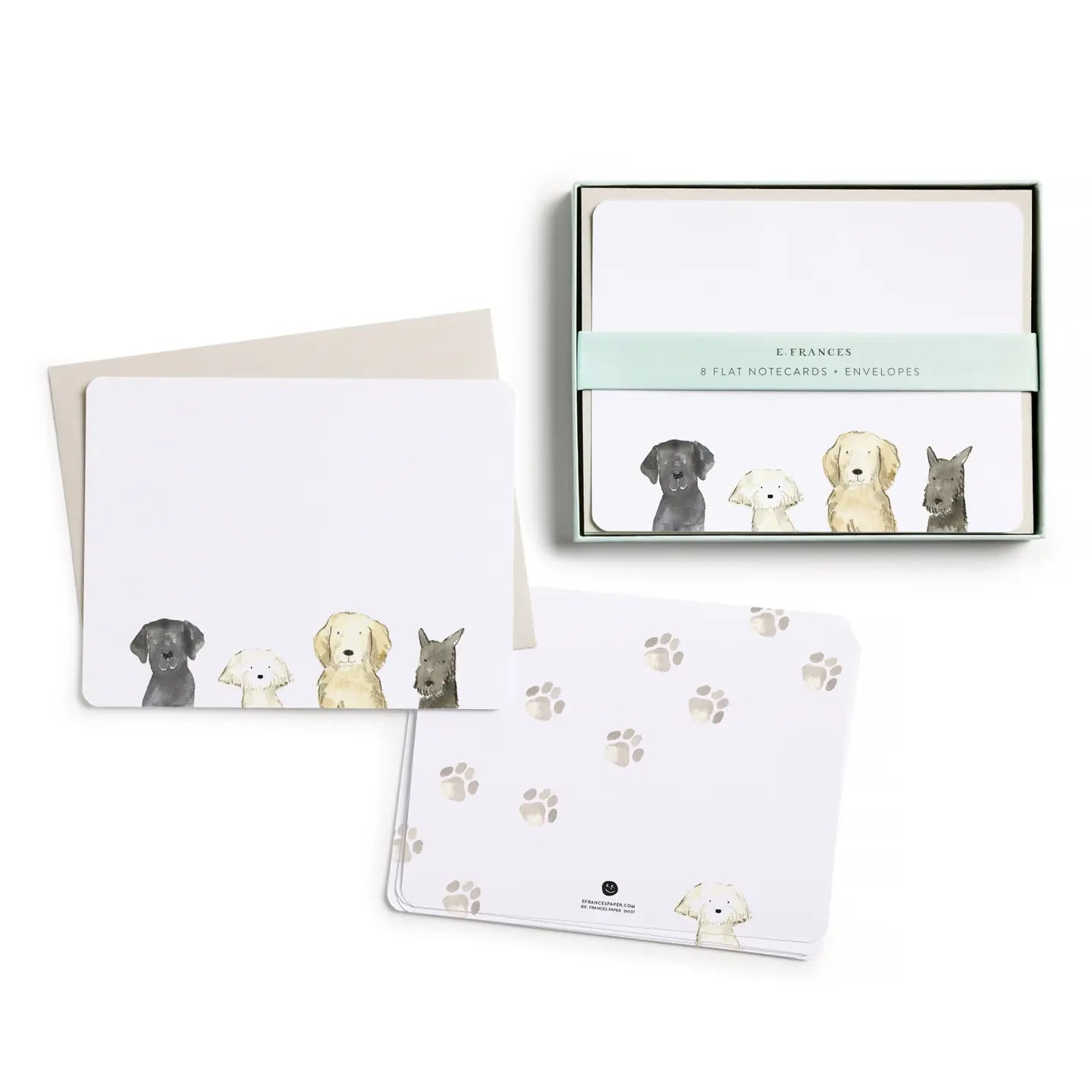 Dog Days Flat Note Stationery Set