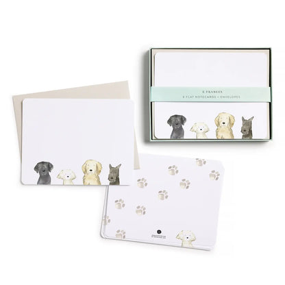 Dog Days Flat Note Stationery Set