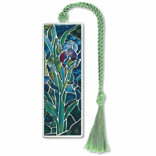 Tiffany, Iris Metal Bookmark