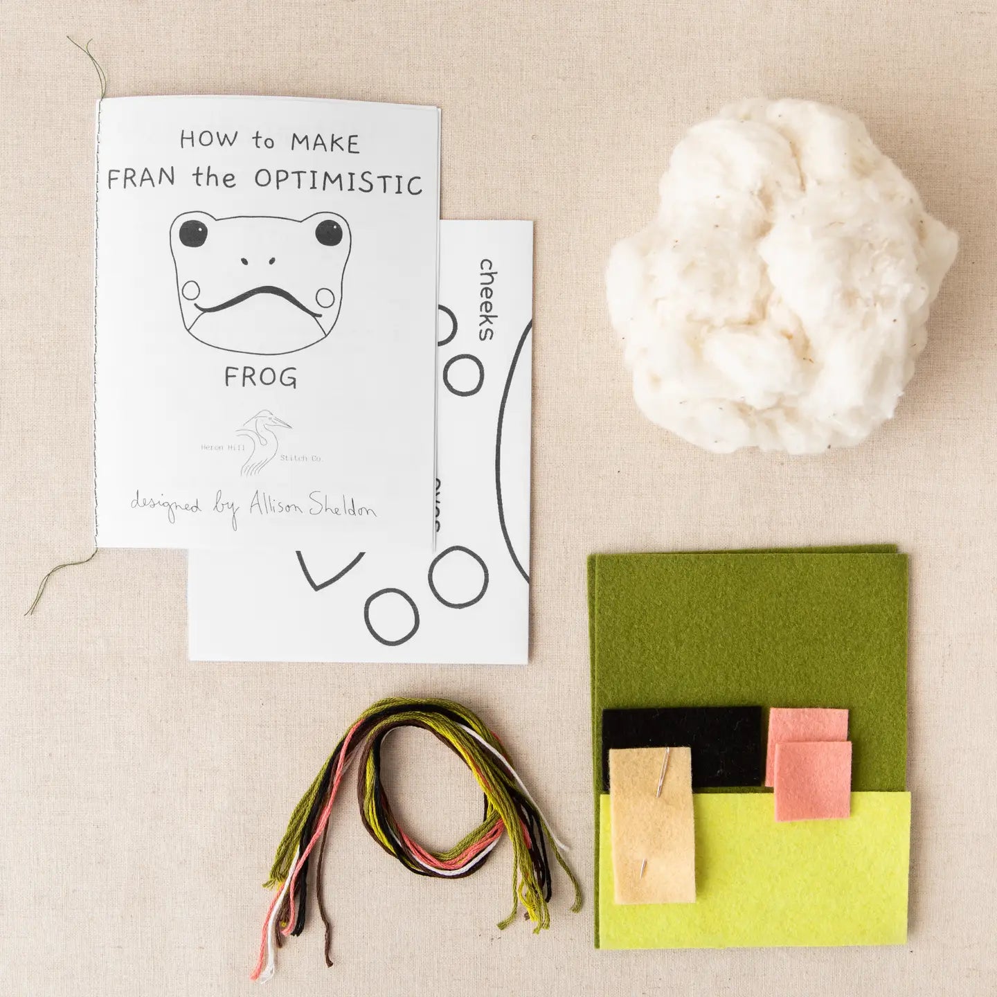 Fran the Frog Felt Sewing Kit