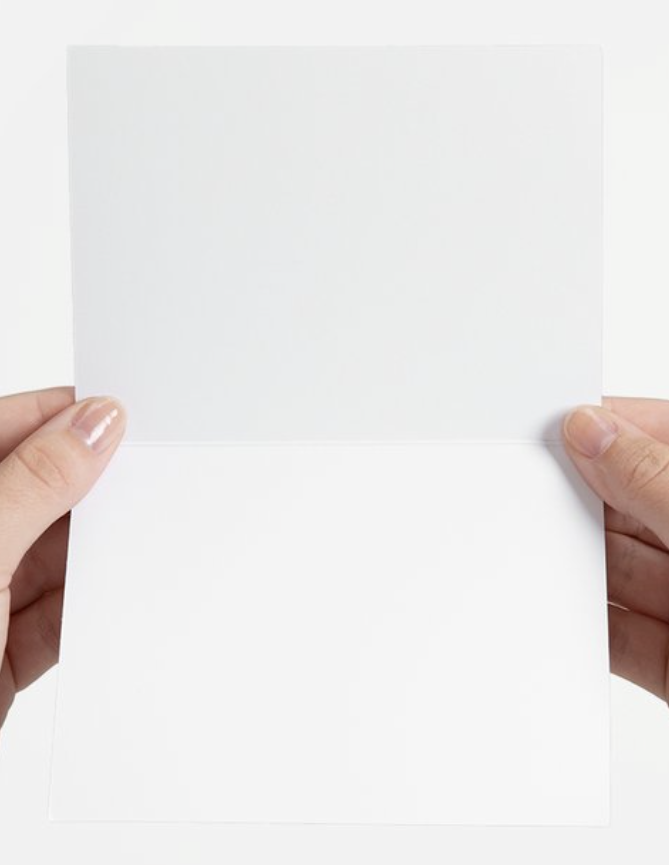 The Bold, The Bald, The Beautiful Notecard by Erin Smith