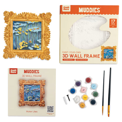 Muddies Paint-Your-Own 3D Monet Water Lilies