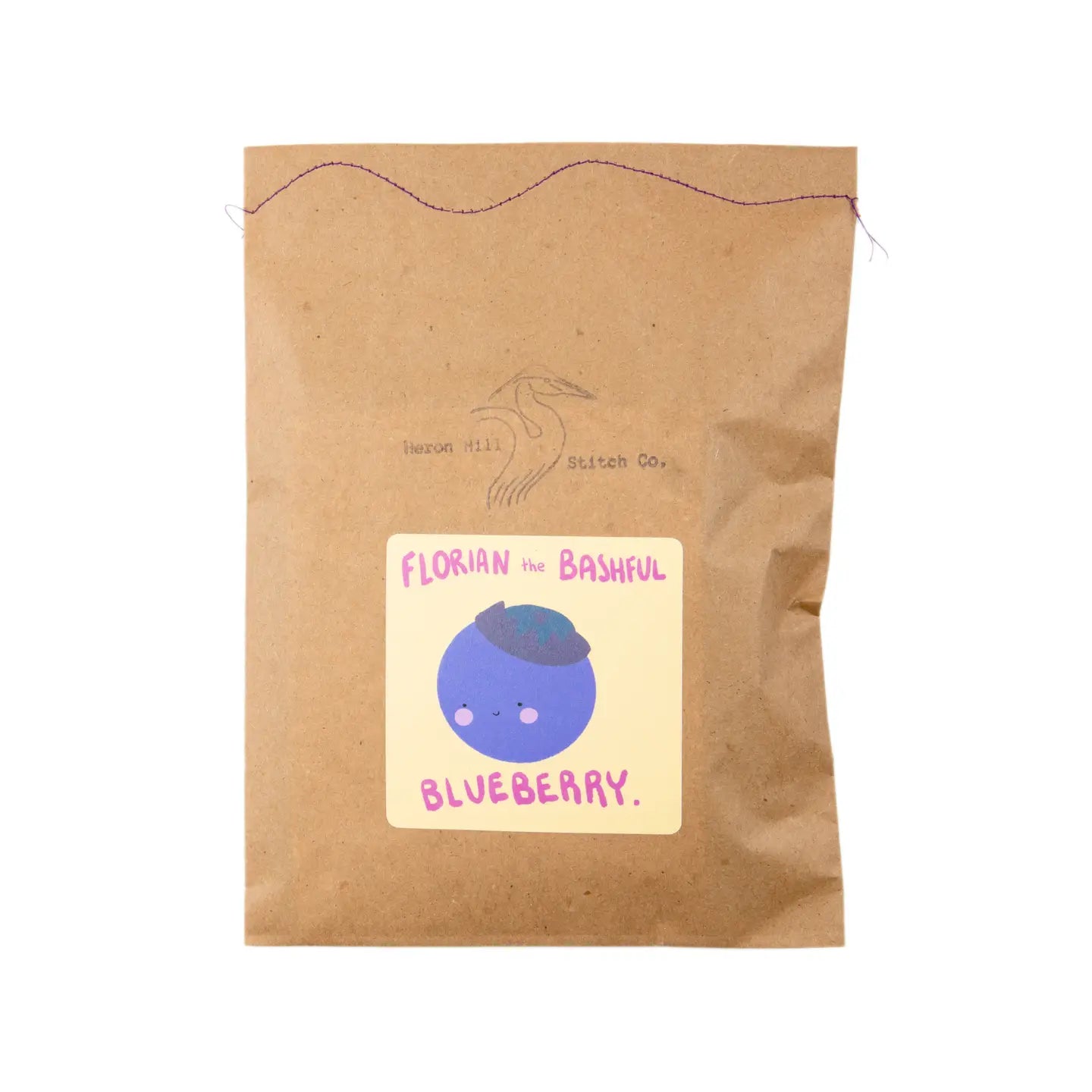 Florian the Blueberry Felt Sewing Kit