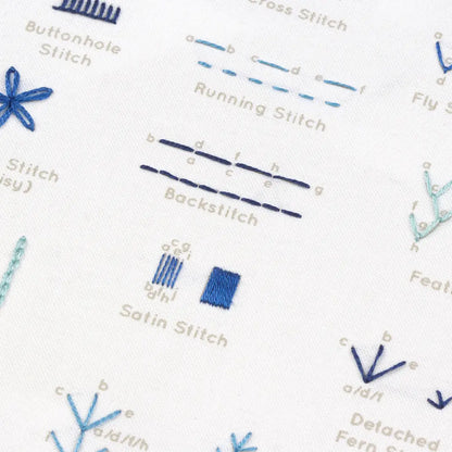 Beginner Embroidery Stitch Sampler by Kiriki Press