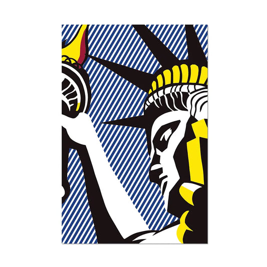 Lichtenstein, I Love Liberty, 1982. Vinyl Sticker