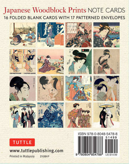Japanese Woodblock Boxed Notecards