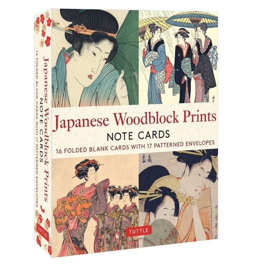 Japanese Woodblock Boxed Notecards