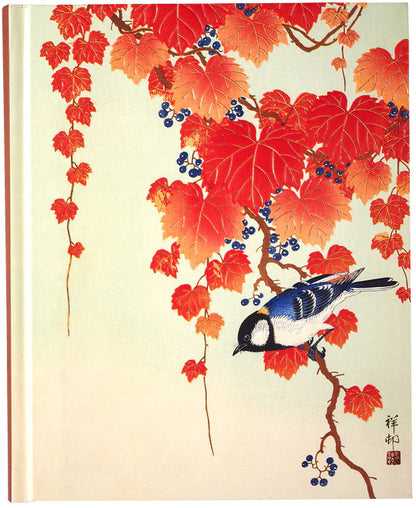 Bird and Red Ivy Oversize Journal