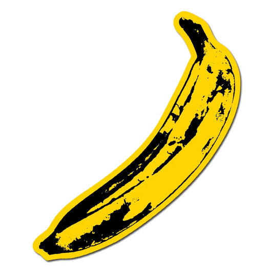 Warhol, Big Banana Vinyl Sticker