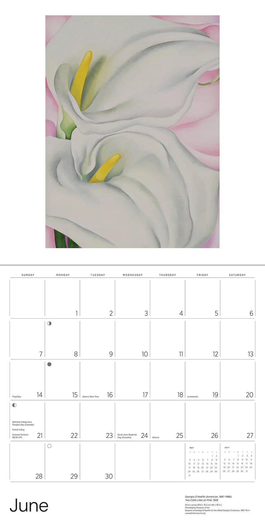 Georgia O'Keeffe 2026 Wall Calendar