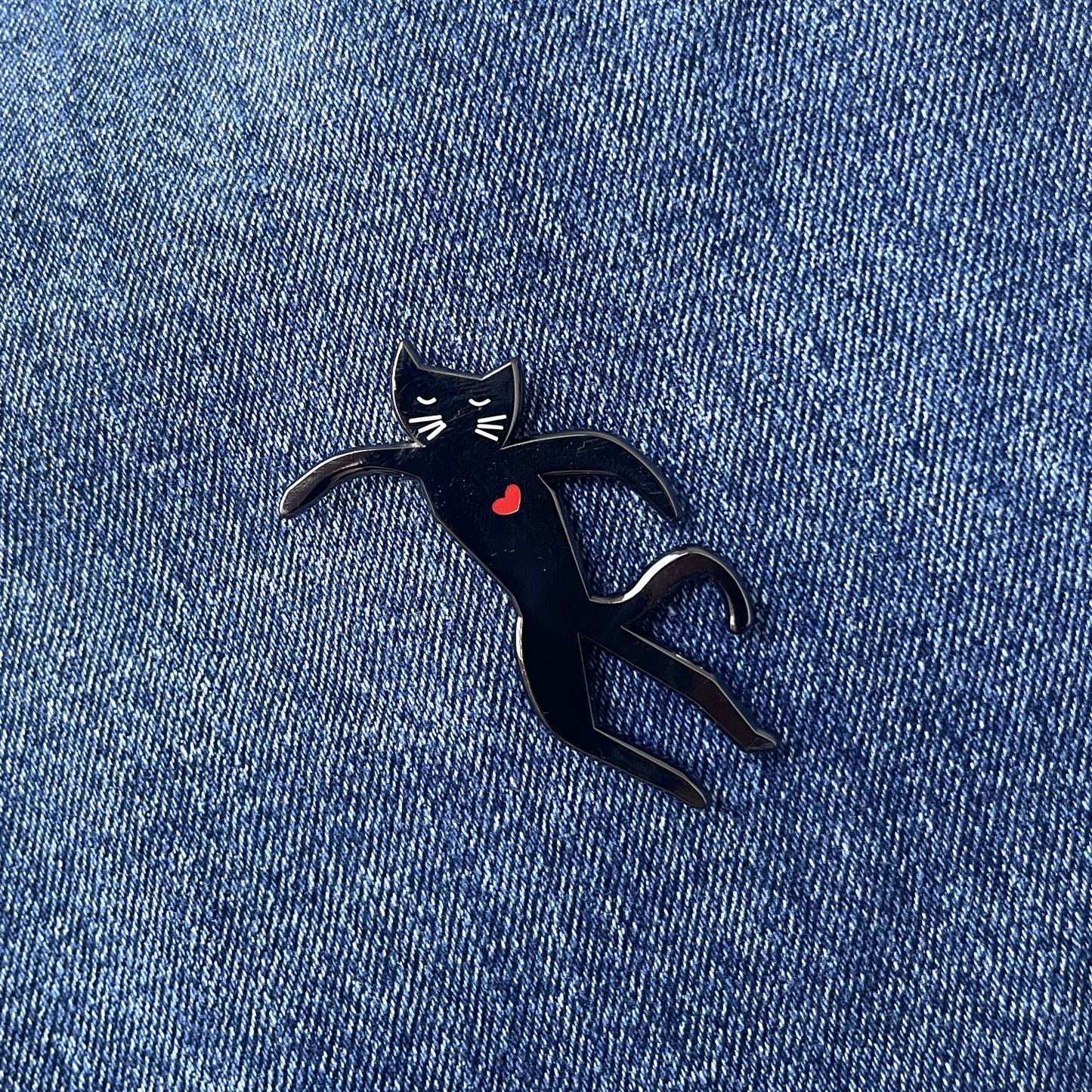 Catisse Icatrus Enamel Cat Artist Pin