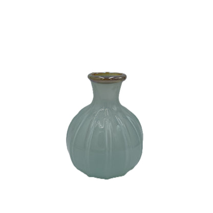 Seafoam Moonglow Vase by Celia Hunt