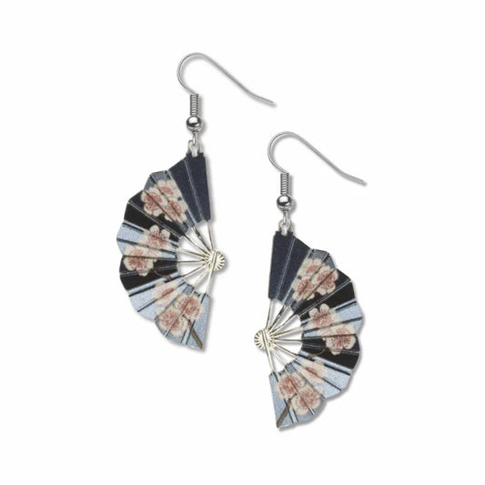 Hiroshige Blossom Fans Earrings