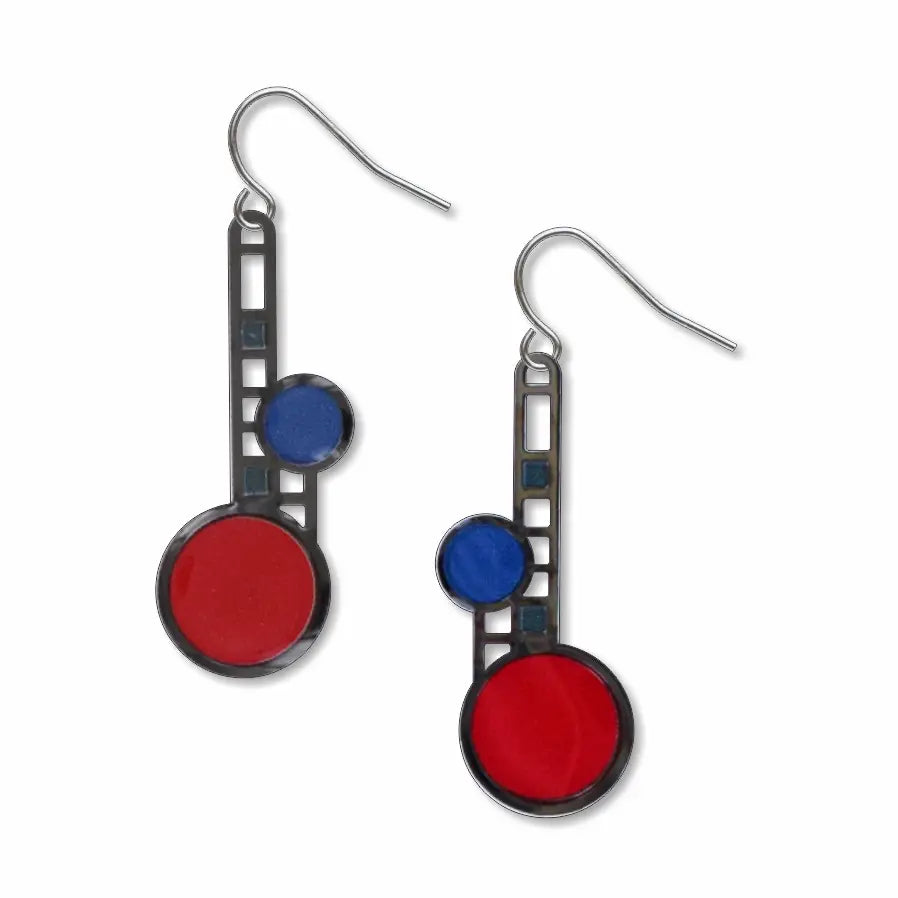 Wright Coonley Playhouse Window Earrings