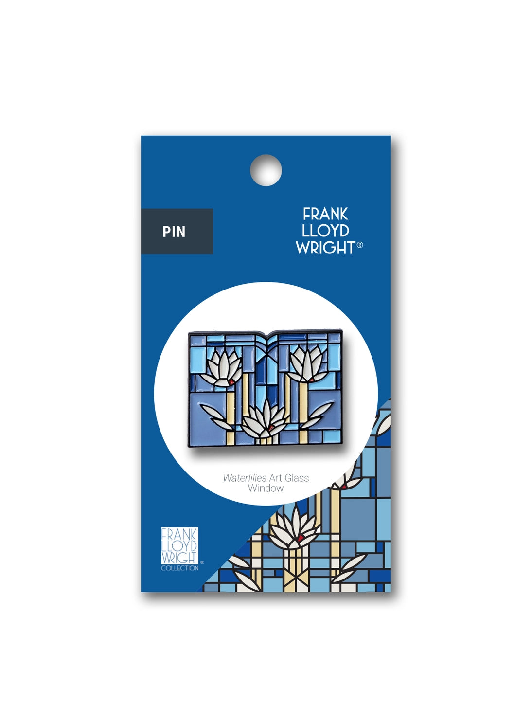 Frank Lloyd Wright, Waterlilies Enamel Pin
