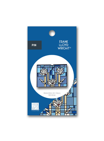 Frank Lloyd Wright, Waterlilies Enamel Pin