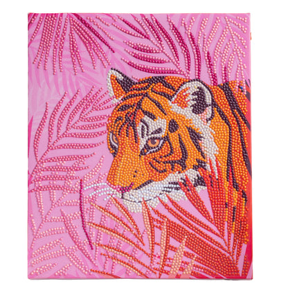 PixelPop Pink Palms Diamond Art Painting Kit
