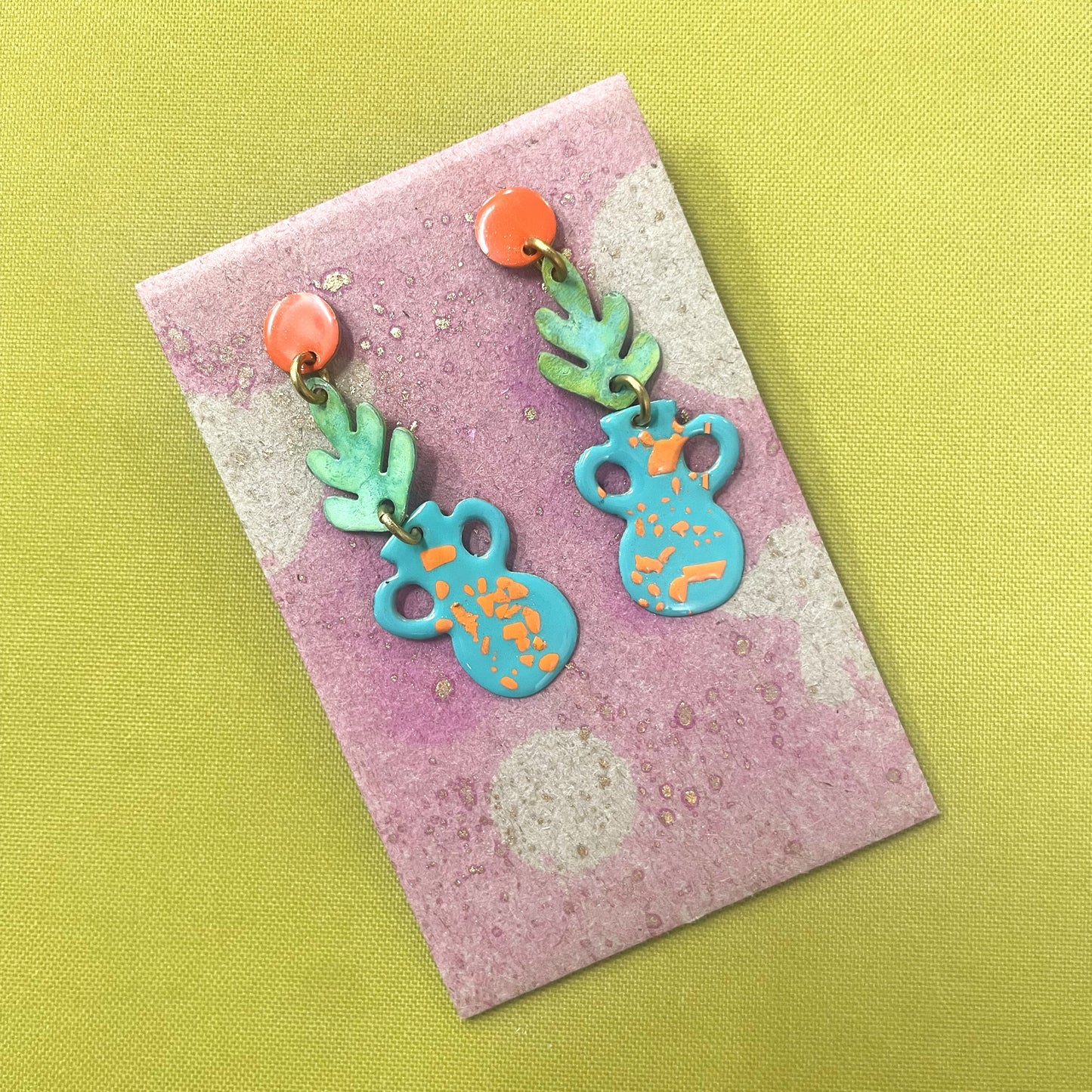 Terrazo Vase Earrings
