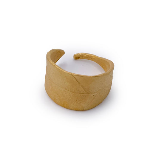 Bay Laurel Band Adjustable Ring