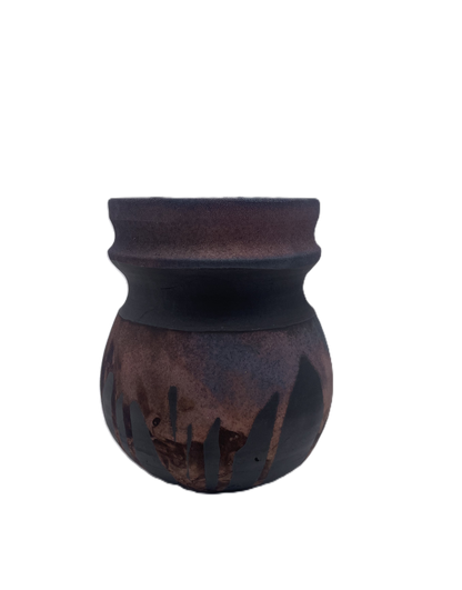 Small Copper Raku Vase SB