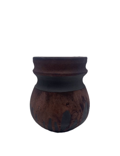 Small Copper Raku Vase SB