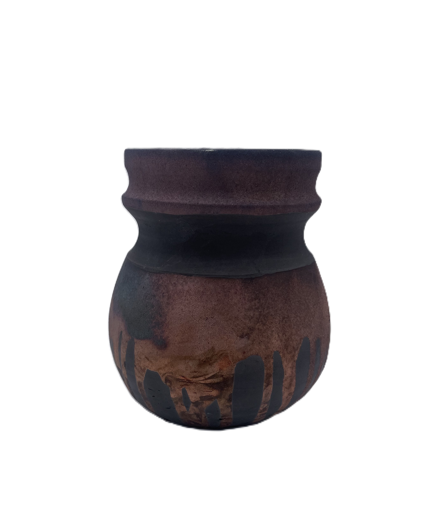 Small Copper Raku Vase SB