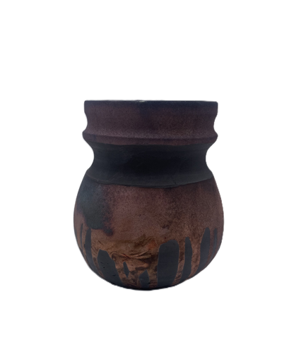 Small Copper Raku Vase SB