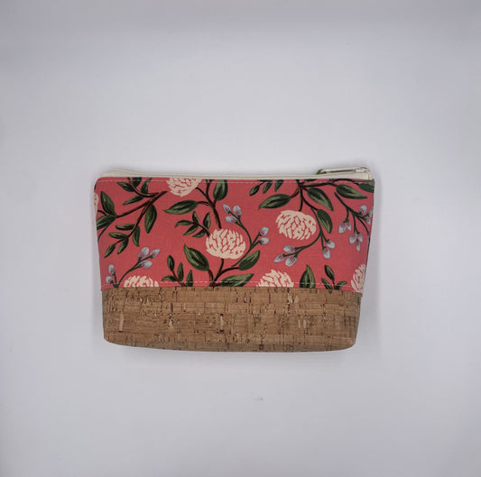 Medium Rifle Paper Co. Wildwood Pink Peonies Pouch by Angela Nash