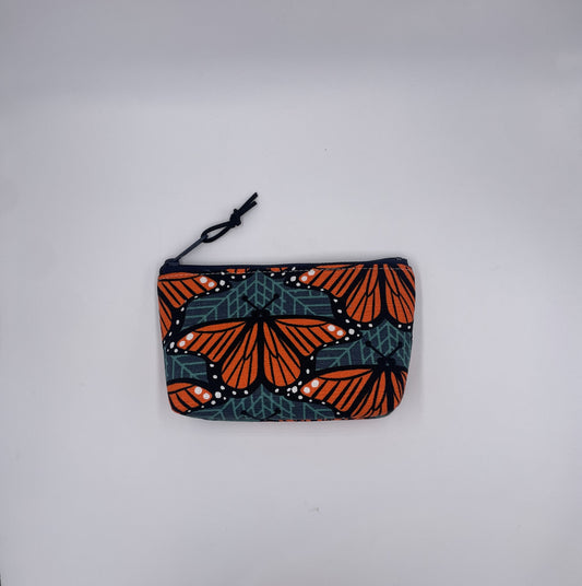 Small Charley Harper Monarch Butterflies Pouch by Angela Nash