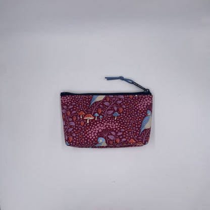 Small Hibernation Sleepybird Mulberry Pouch by Angela Nash