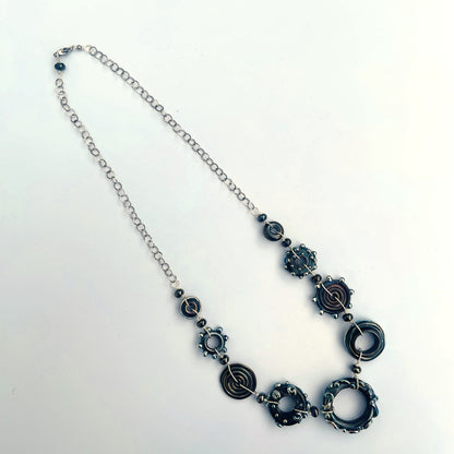 Glass Metallica Necklace by Lisa Inglert