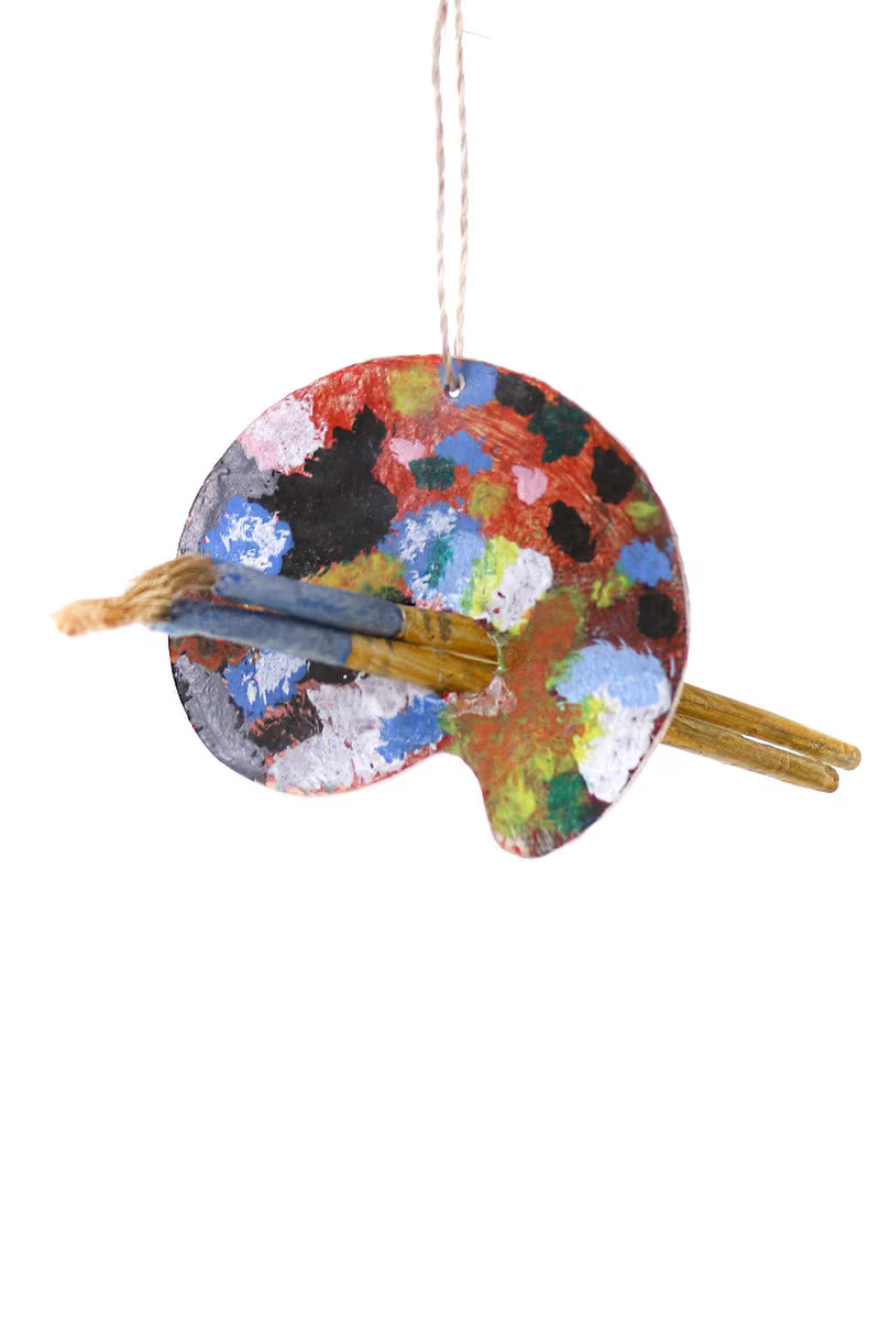 Vintage Artist Palette Ornament