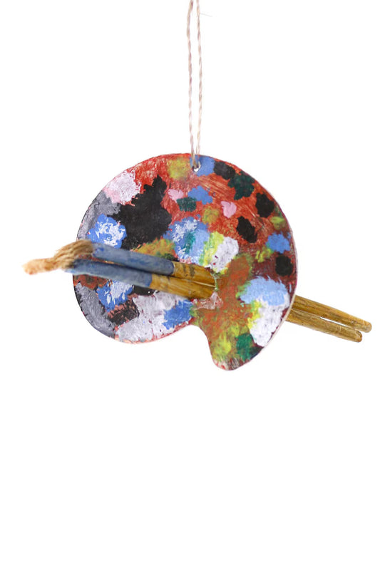 Vintage Artist Palette Ornament