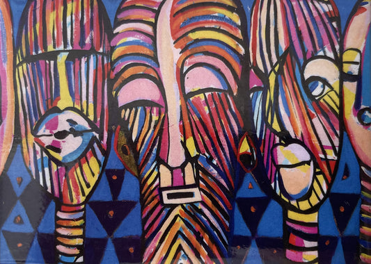 Barnes, Masks, 1993 Magnet