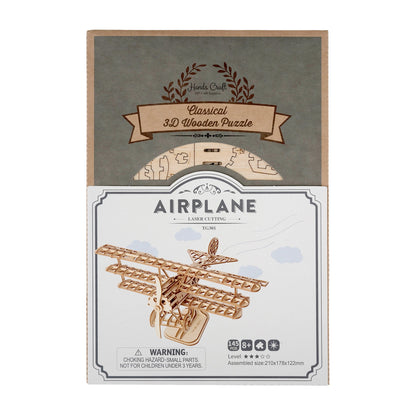 3D Airplane Wooden Puzzle