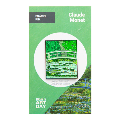 Monet, Japanese Bridge Enamel Pin