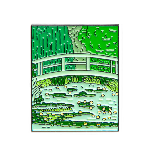 Monet, Japanese Bridge Enamel Pin