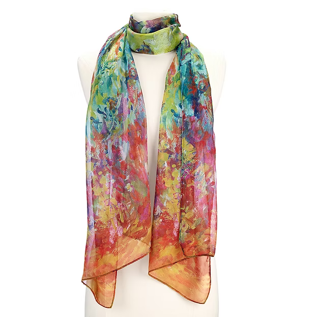 Monet, The Artist's Garden Scarf