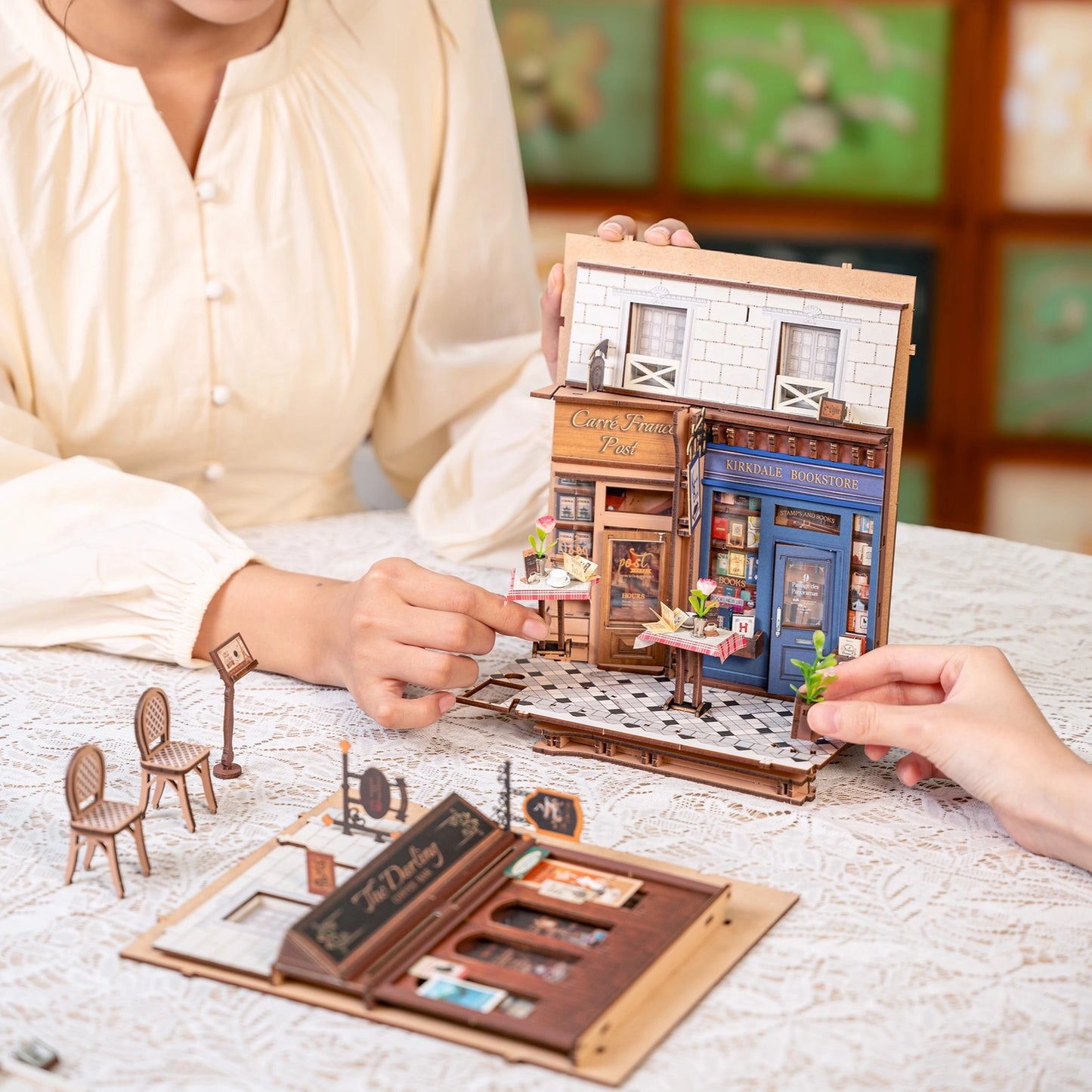 Paris Arcade Date DIY Book Nook Kit