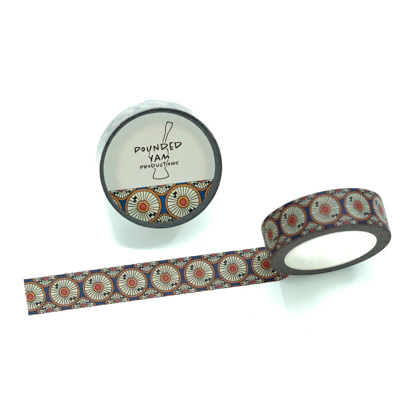 Circles African Print Washi Tape