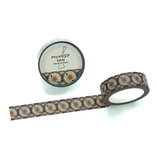 Circles African Print Washi Tape