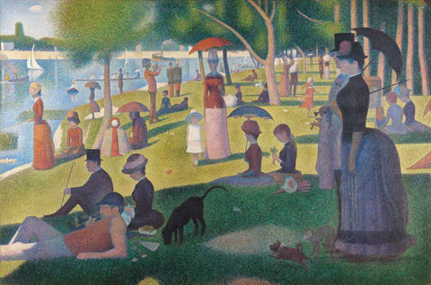Seurat, Sunday Afternoon on the Island of Grande Jatte 1864 Print