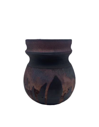 Small Copper Raku Vase SB