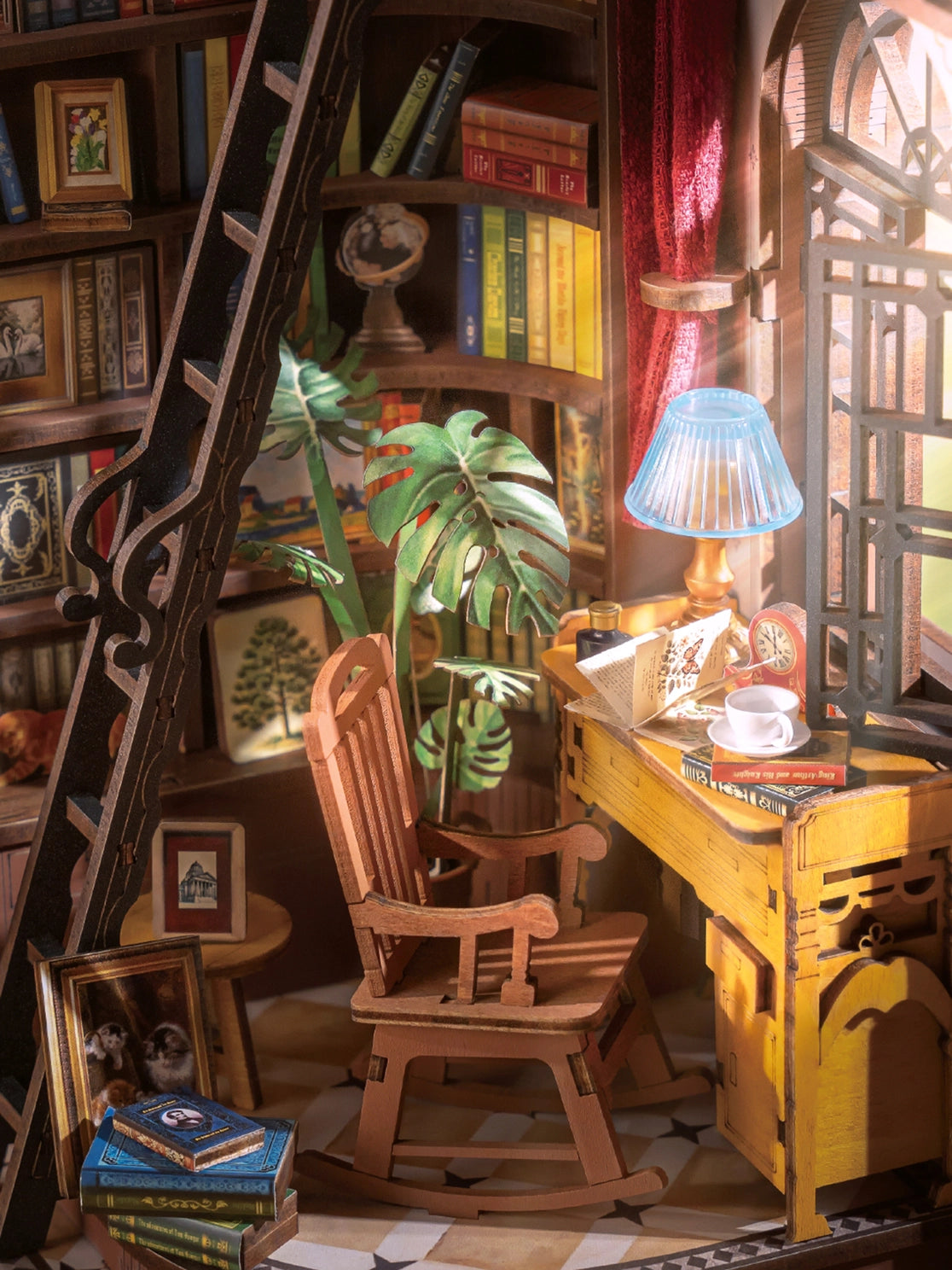 Silent Corner Study DIY Book Nook Kit