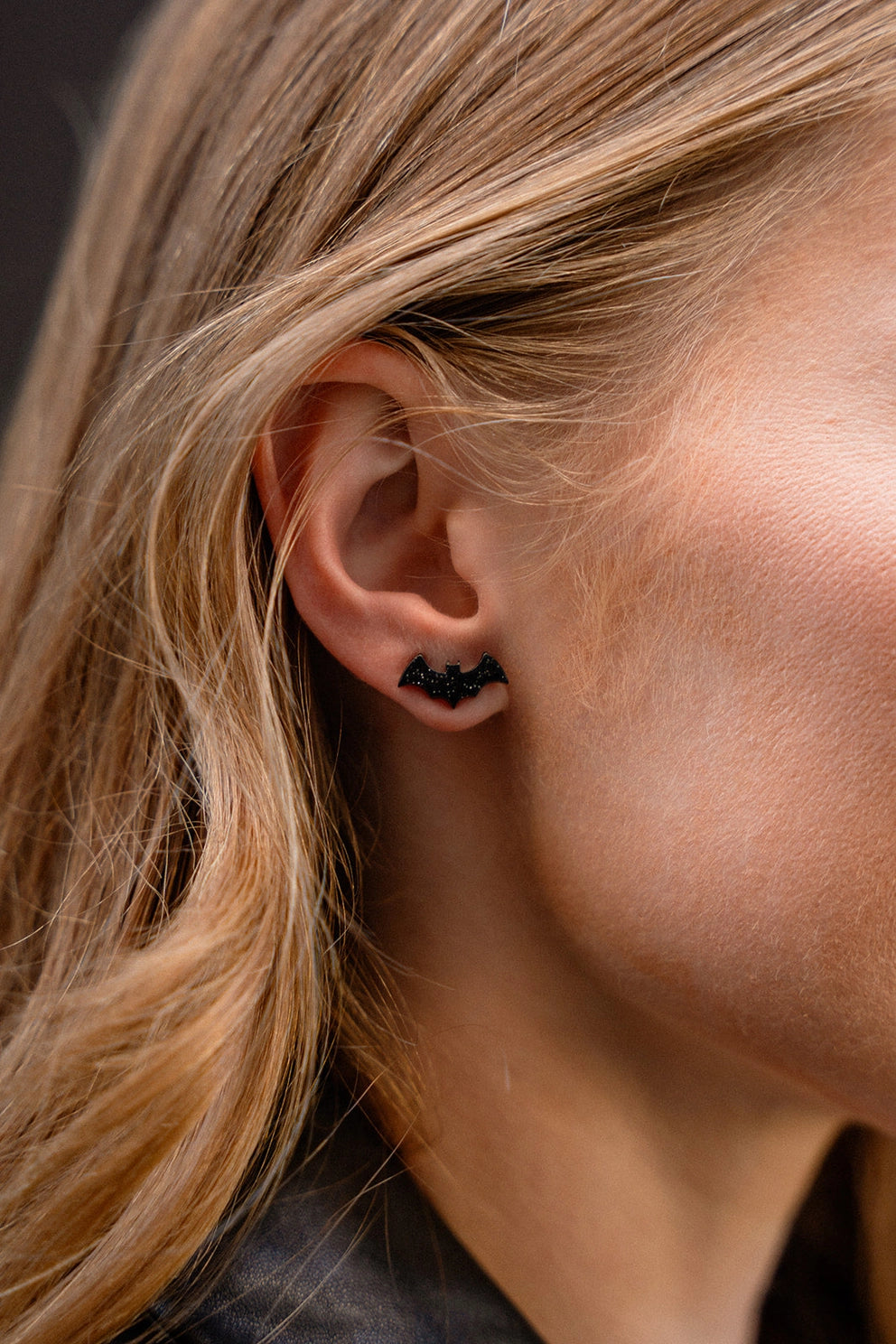 Bat Stud Earrings