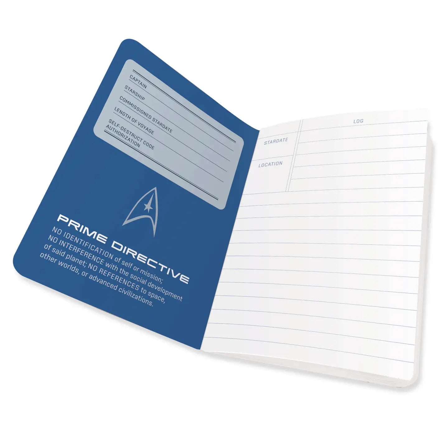 Captain's Log Notebook