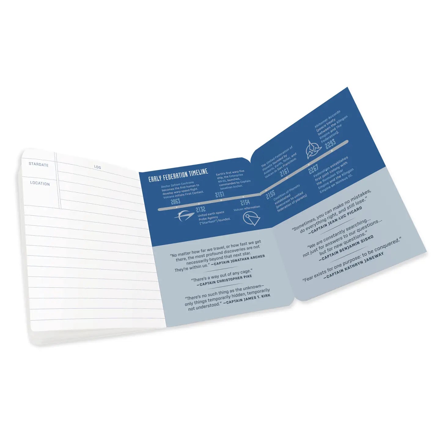 Captain's Log Notebook