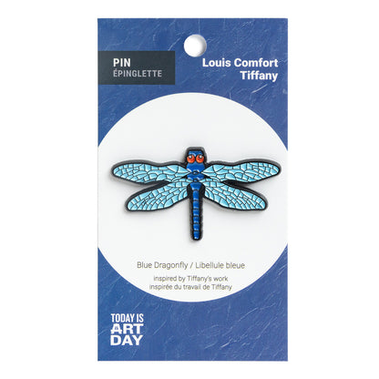 Tiffany, Blue Dragonfly Enamel Pin