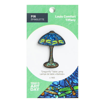 Tiffany, Dragonfly Table Lamp Enamel Pin