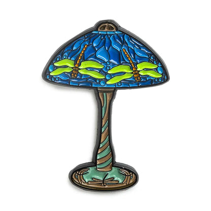 Tiffany, Dragonfly Table Lamp Enamel Pin